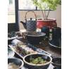 Théière en porcelaine Mikasa Satori avec décor bleu cl 50