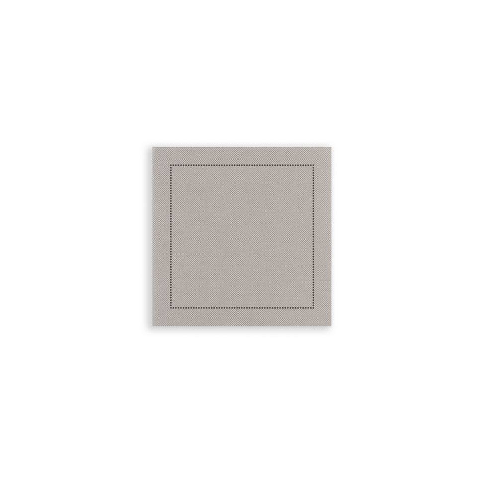 Sottobicchiere The Luxe in poliestere e cellulosa taupe cm 10x10