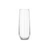 Libbey Stemless Flute glass 8.45 oz.