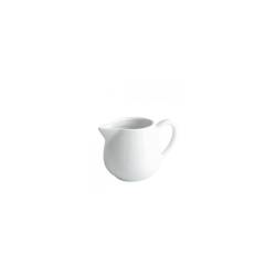 White porcelain milk jug 4.05 oz.