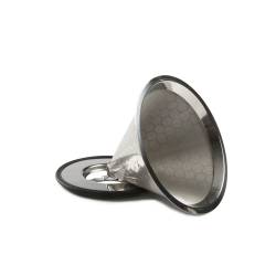 Strainer with mesh for cups and cups 100% Chef stainless steel cm 12