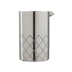 Mixing Tin Diamond Double Walled Urban Bar con beccuccio in acciaio inox cl 70