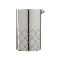 Urban Bar Diamond Double Walled Mixing Tin with stainless steel spout 23.67 oz.