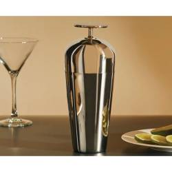 Alessi stainless steel 2-piece parisienne shaker 16.90 oz.