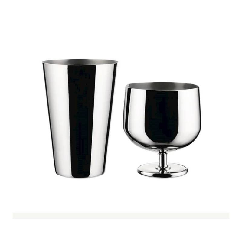 Shaker 2 pezzi parisienne Alessi in acciaio inox cl 50