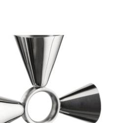 Alessi stainless steel Quadri Combo scoop/jigger 0.50-1.01-1.35-2.02 oz.