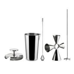 Kit Barman Alessi 5 pezzi in acciaio inox