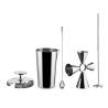 Kit Barman Alessi 5 pezzi in acciaio inox