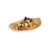 Leaf effect melamine tray 9.64x5.90x1.77 inch