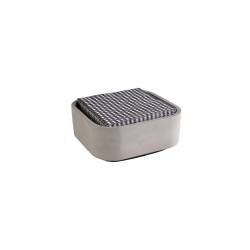 Concrete Table Caddy Element 6.49x6.30x2.56 inch