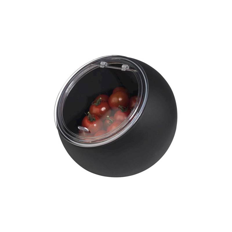 Black melamine bowl Moon with san lid