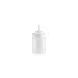 Transparent ldpe squeeze bottle with cap 7.98 oz.