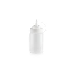 Transparent ldpe squeeze bottle with cap 12 oz.