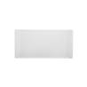 Rectangular white melamine tray 11.81x9.84 inch