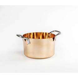 Copper acrylic sparkling wine casserole 11.02x6.69 inch