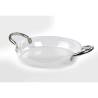 2-handled transparent pmma pan tray 11.81x1.96 inch