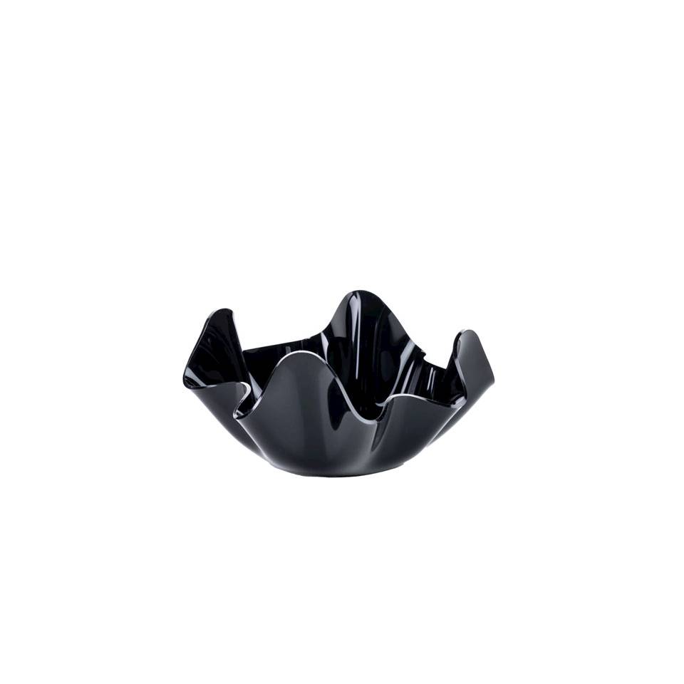 Black Acrylic Wave Bucket 7.87x3.74 inch