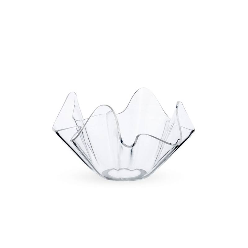 Transparent Acrylic Wave Bucket 9.45x5.31 inch