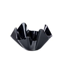 Black Acrylic Wave Bucket 9.45x5.31 inch