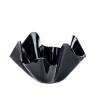 Onda black acrylic bucket 16.53x9.05 inch