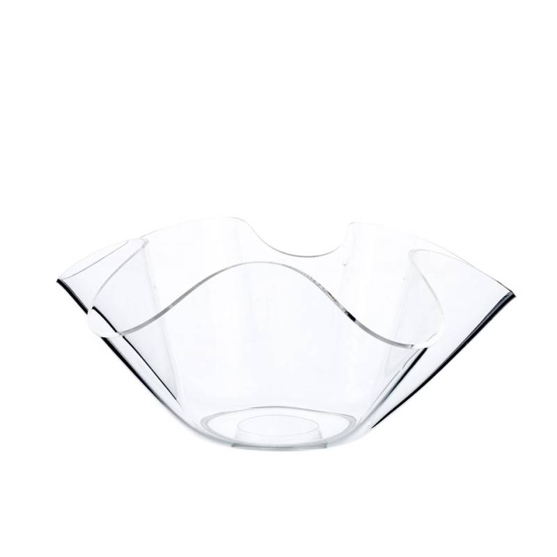 Transparent Acrylic Wave Bucket 12.40x5.11 inch