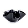 Black Acrylic Wave Bucket 12.40x5.11 inch