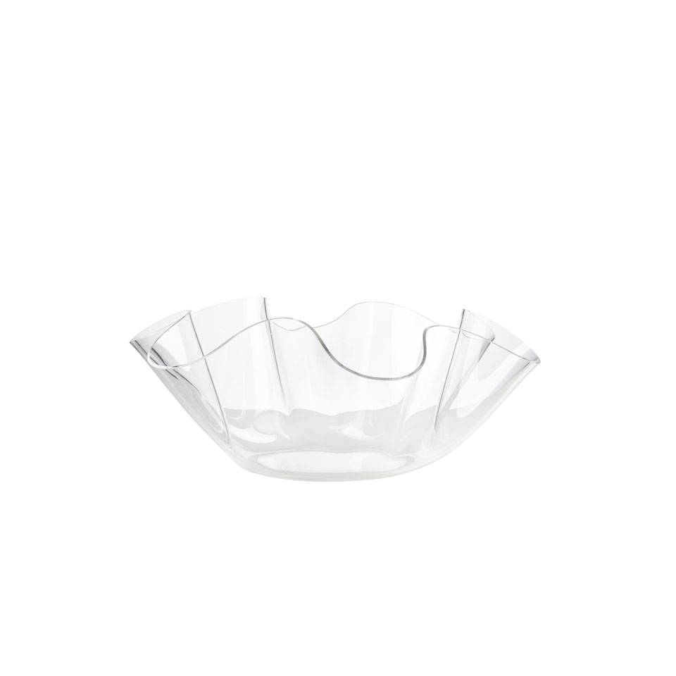 Transparent Acrylic Wave Bucket 17.32x6.30 inch