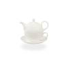 Apulum white porcelain Tea For One