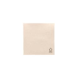 Double Point ecru cellulose napkin 9.84x9.84 inch