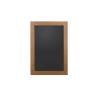 Mdf chalkboard and walnut wood frame 40x55 cm