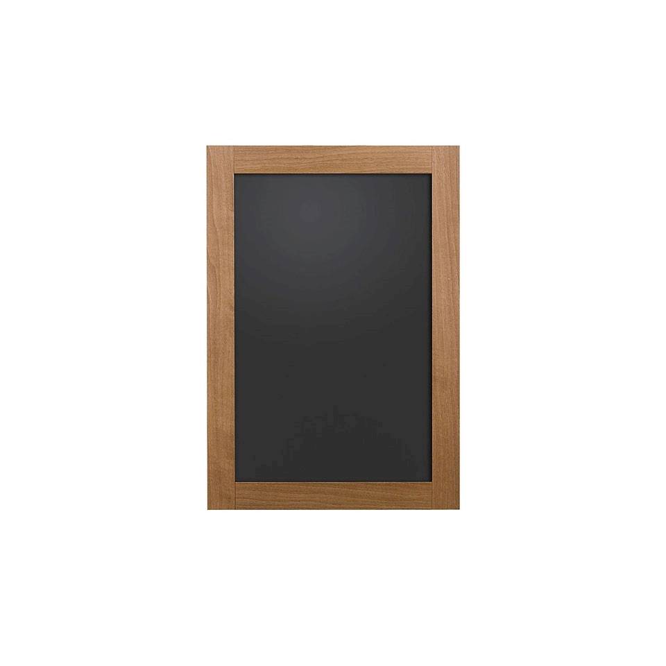 Mdf chalkboard and walnut wood frame 40x55 cm