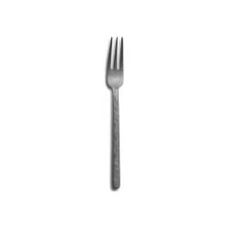 Kodai XL hammered antiqued stainless steel table fork 3 tips 7.67 inch