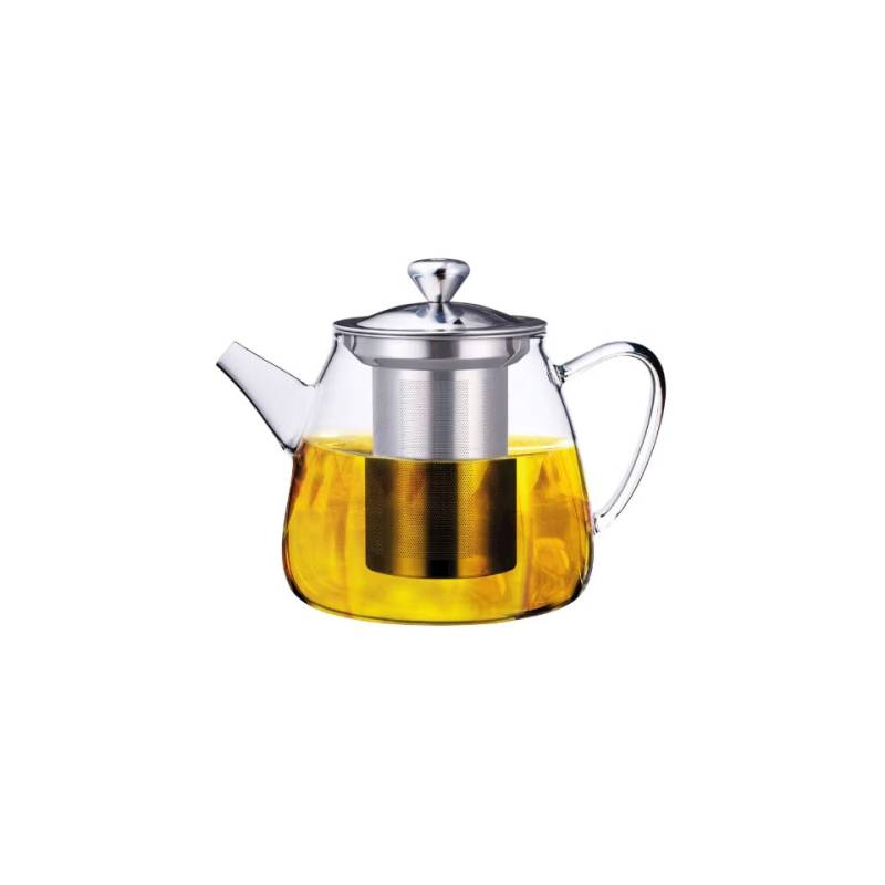 Ilsa glass infuser teapot and stainless steel filter 15.21oz.