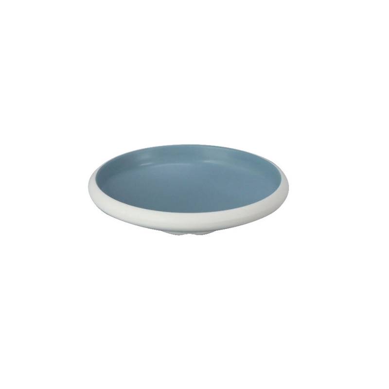 Taiji blue and white melamine oval tray 9.05x6.69 inch