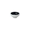 Taiji cup in black and white melamine 4.72x2.28 inch