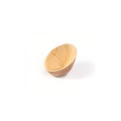 Oval palm leaf cup 4.13x2.75 inch