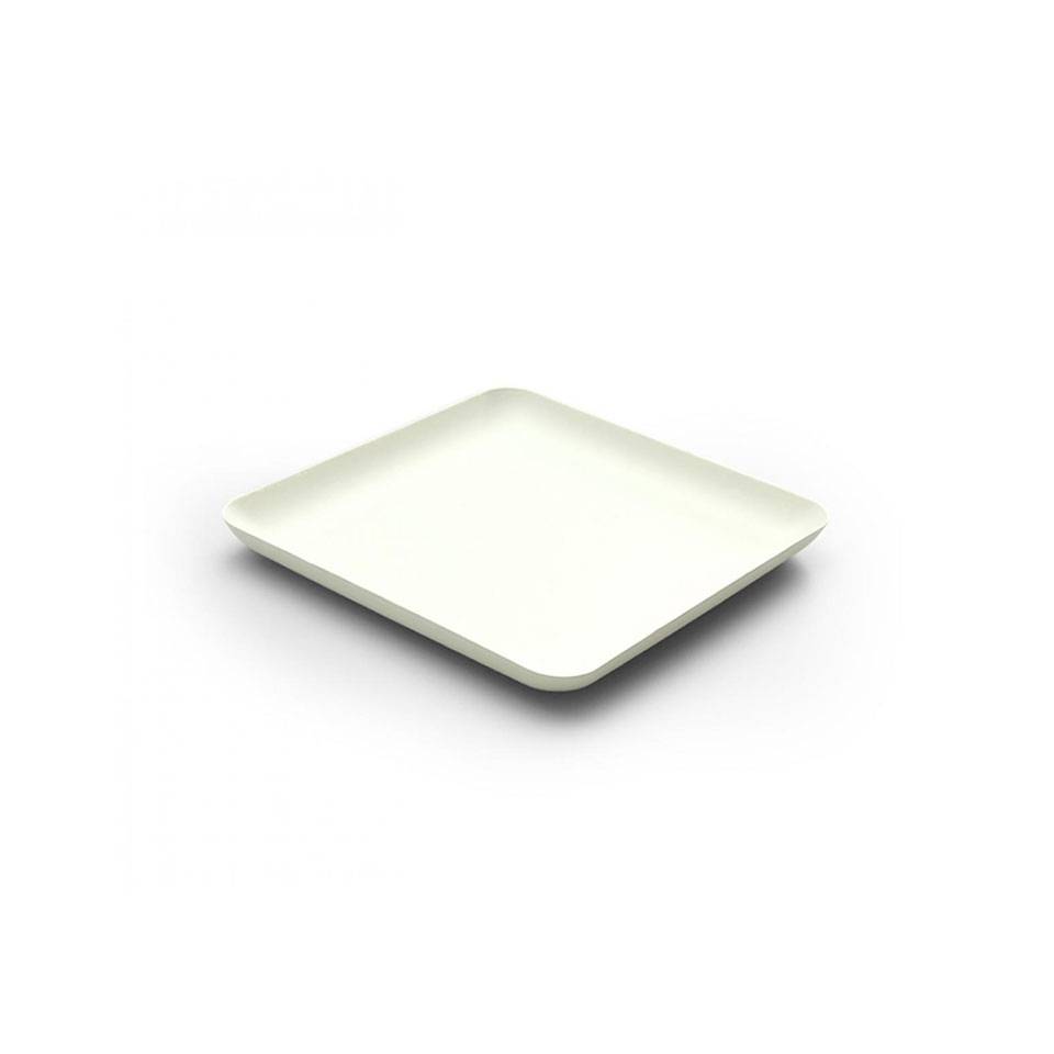 Bagasse square flat plate 6.30 inch