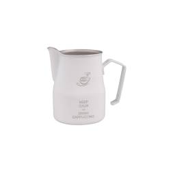 Motta Keep Calm white stainless steel milk jug 25.36 oz.