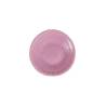 Mediterranean pink ceramic flat plate 7.87 inch