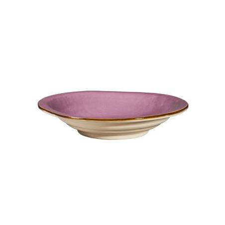  Mediterraneo Novità Home Keramik Suppenteller rosa cm 24
