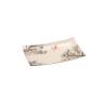 Kerasia porcelain tray with sakura decoration 9.84x6.10 inch