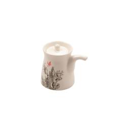 Salsiera lattiera Kerasia in porcellana con decoro sakura cl 18