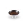 Estia rust-coloured porcelain stand 5.90x2.75 inch