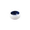 Bowl scrigno Abyssos in porcellana bianca e blu cm 11