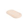 Coperchio per contenitore Bionic in bagassa marrone cm 24x14