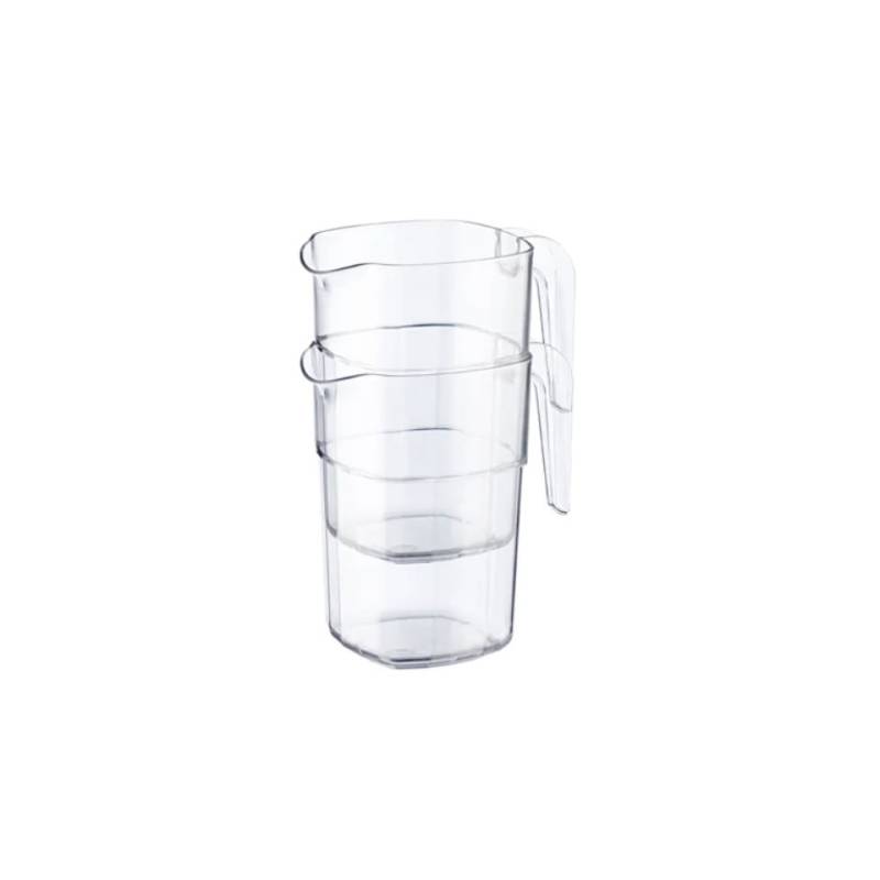 Stackable polycarbonate jug with lid 0.47 gal