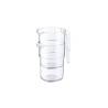 Stackable polycarbonate jug with lid 0.47 gal