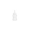 White polyethylene squeeze bottle graduated 3.04 oz.