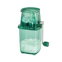 Green plastic manual ice crusher