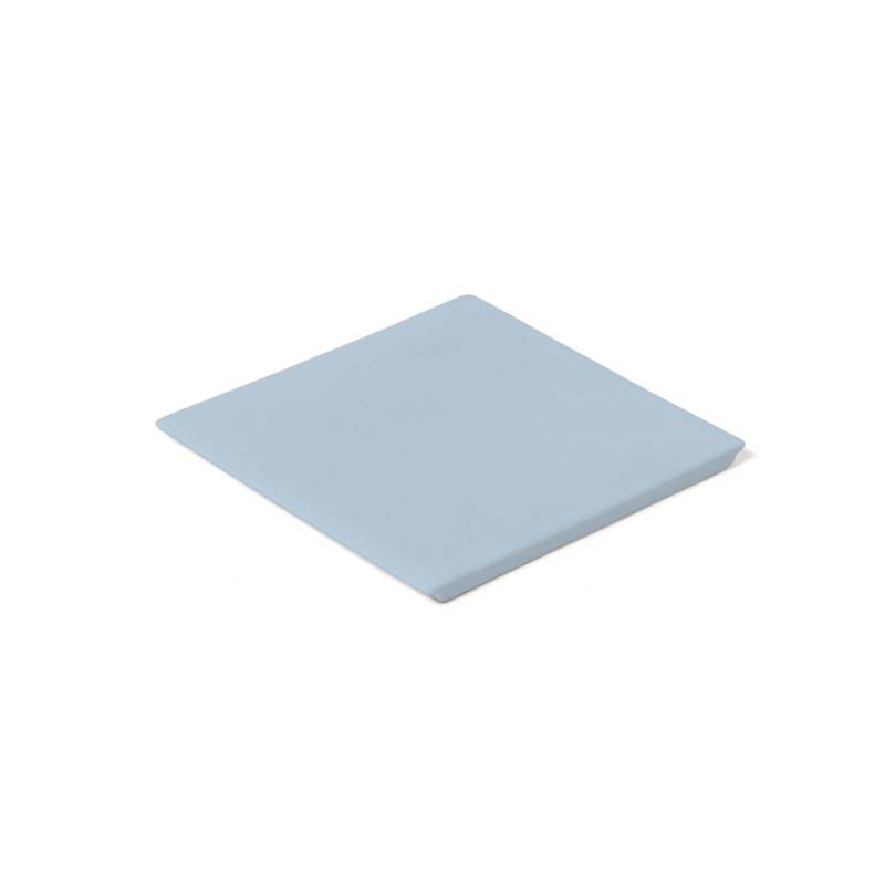 Lab square light blue porcelain tray 7.28 inch